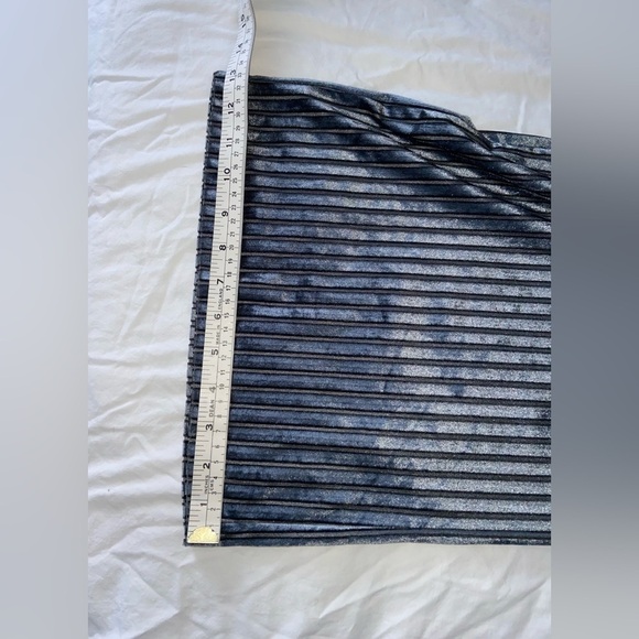 Women’s ZARA metallic ribbed velour wide legs and‎ sleeves Jumpsuit Sz small - Picture 10 of 13